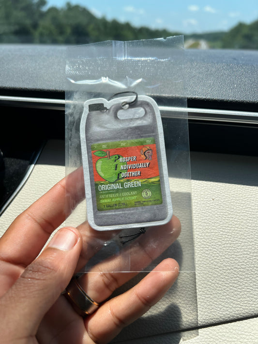 Green Apple Scented Air Fresheners 3 PACK