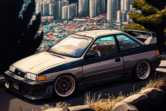 OVER THE CITY BANNER 4X6